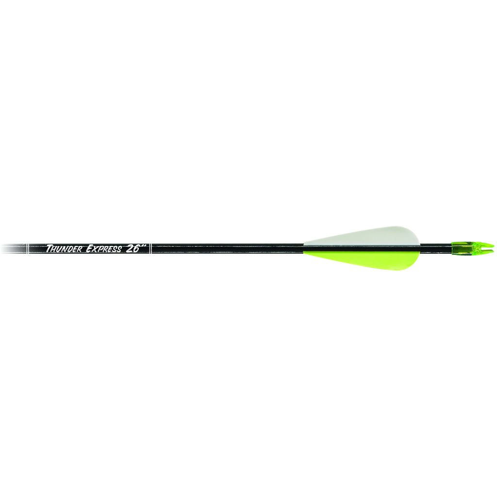 Carbon Express Thunder Express Arrows Black 26 in. 18 pk.