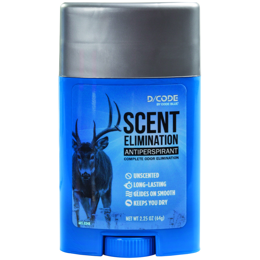 Code Blue D-Code Odor Eliminator Antiperspirant 2.25 oz.