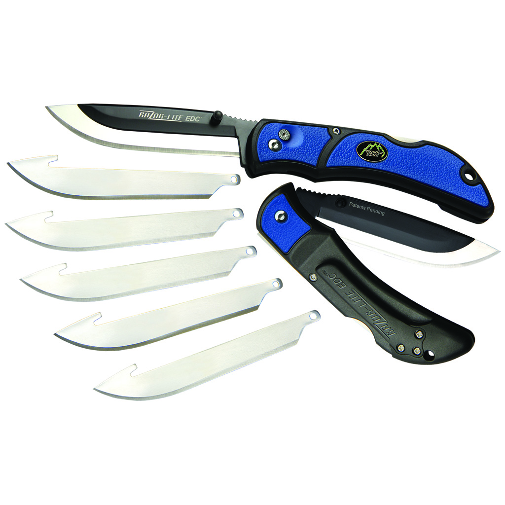 Outdoor Edge Razor-Lite EDC Knife Blue 3 in.