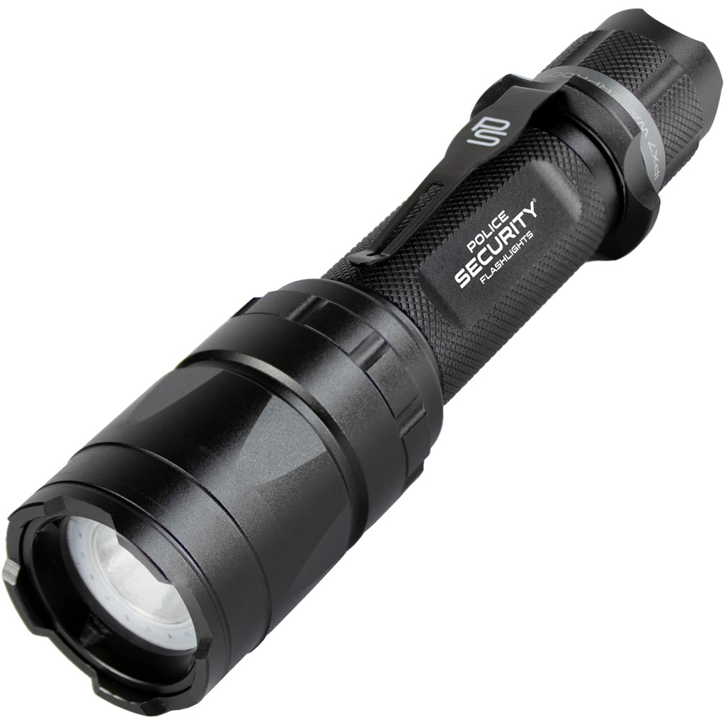 Police Security Trac Tact Flashlight 1000 Lumen  with UV