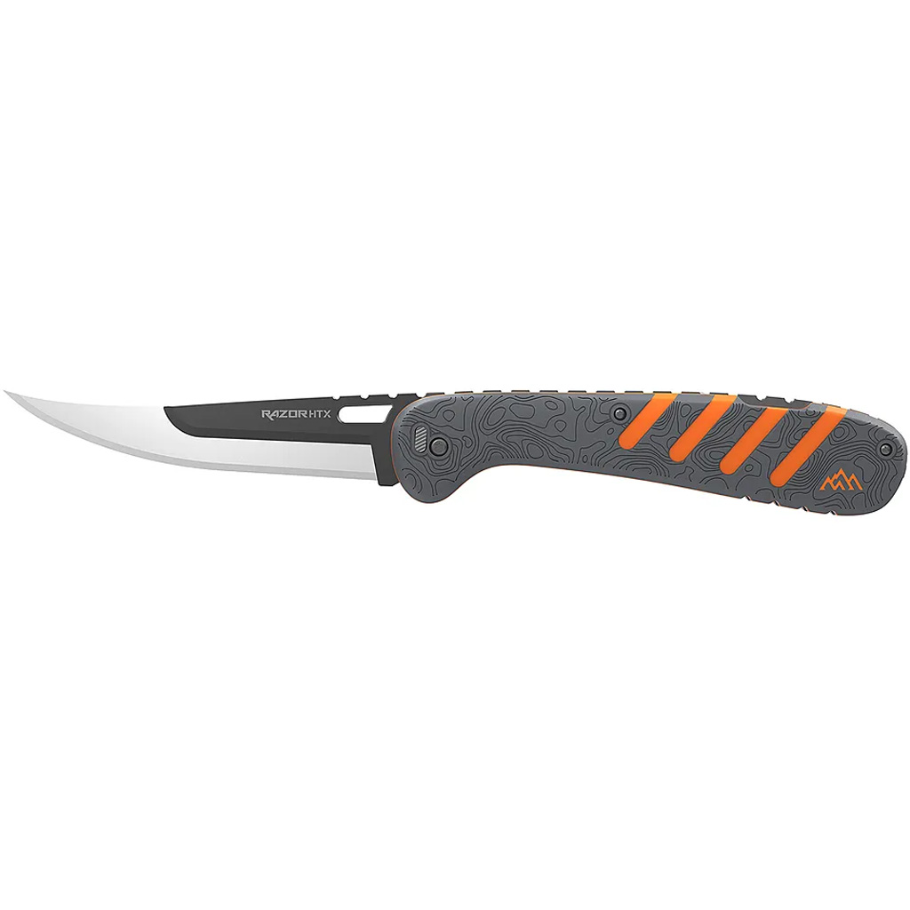 Outdoor Edge Razor Htx 5.0" Folder Orange/Gray, 6 Blades